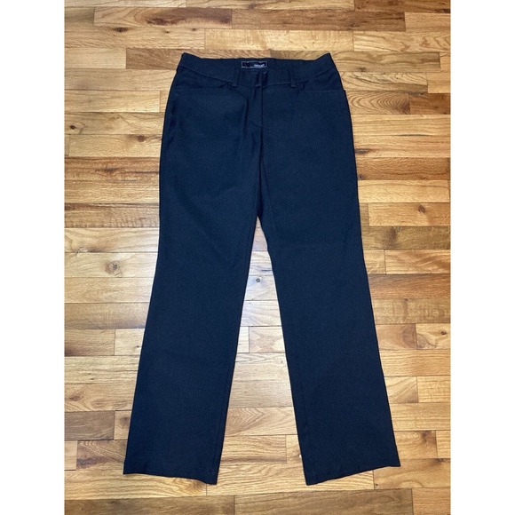 OOBE Pants - Oobe Women's Pants Size 4/31 Black Flat Front Career Work Slacks